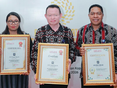 Sabet 3 Penghargaan Best Cooperatives Sustainability Performance Award 2026
