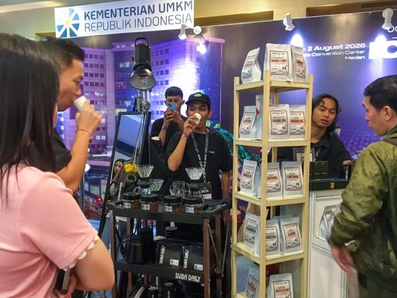 UMKM Kopi Pascabencana Didorong Naik Kelas, Kementerian UMKM Buka Akses Pasar Lewat ICX Medan 2026