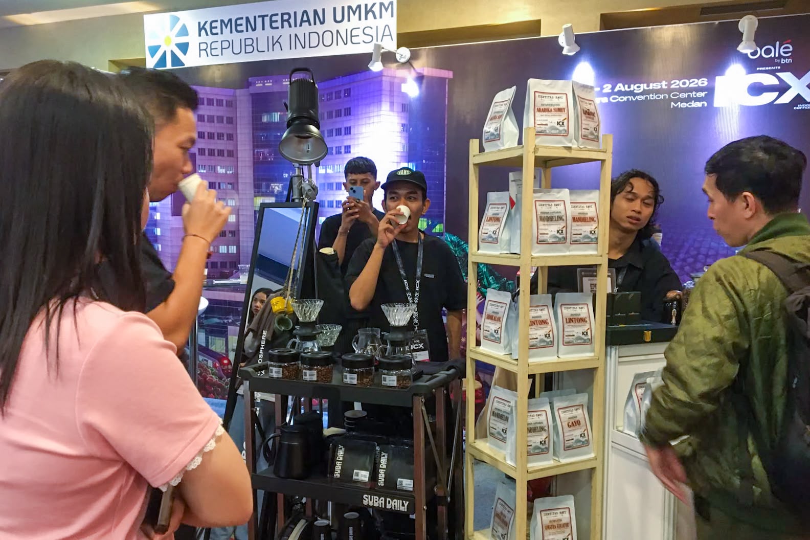 UMKM Kopi Pascabencana Didorong Naik Kelas, Kementerian UMKM Buka Akses Pasar Lewat ICX Medan 2026