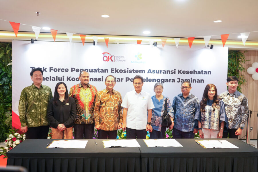 Kerjasama OJK dan Kemenkes. Foto: Gema/peluangnews