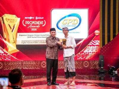 Raih Dua Penghargaan, KSP Guna Prima Dana Perkuat Pembiayaan UMKM Bali