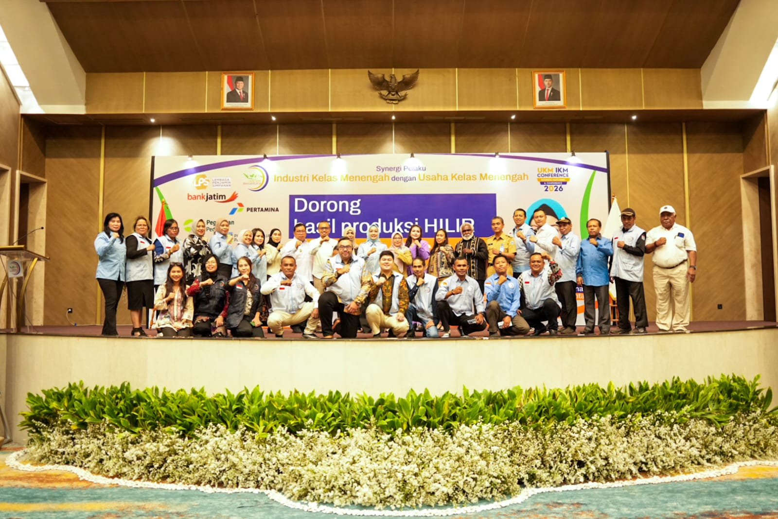 Seminar Nasional Sinergi Pelaku Industri Kelas Menengah dengan Usaha Kelas Menengah. Foto: Gema/peluangnews