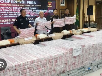 Kejagung Sita Uang Rp1,3 Triliun dari Kasus Dugaan Korupsi Pemanfaatan Hutan di Lampung