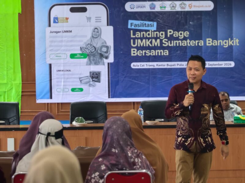 UMKM Korban Bencana di Sumatera Didorong Go Digital, Pasar Diperluas