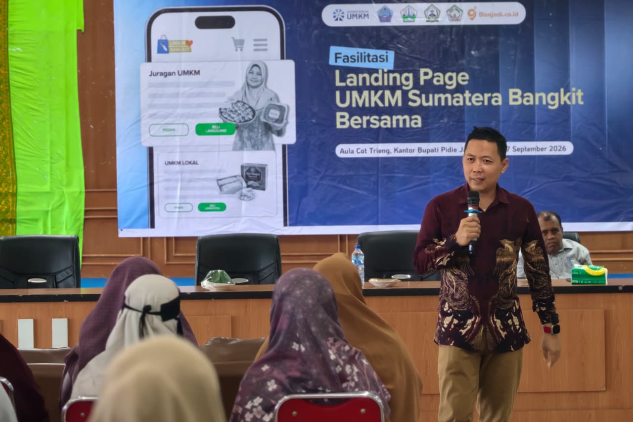 UMKM Korban Bencana di Sumatera Didorong Go Digital, Pasar Diperluas