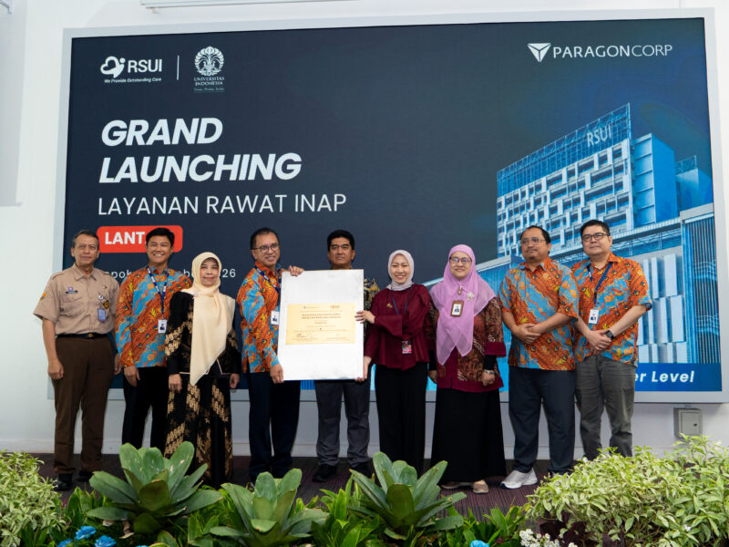 Bersama ParagonCorp, RSUI meresmikan Ruang Rawat Inap Lantai 9 dengan tambahan 50 tempat tidur. Foto: paragoncorp/peluangnews