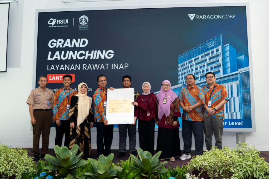 Bersama ParagonCorp, RSUI meresmikan Ruang Rawat Inap Lantai 9 dengan tambahan 50 tempat tidur. Foto: paragoncorp/peluangnews