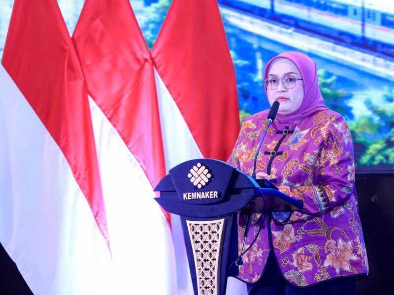 Direktur Jenderal Pembinaan Hubungan Industrial dan Jaminan Sosial Tenaga Kerja Kemnaker, Indah Anggoro Putri. Foto: humas/peluangnews
