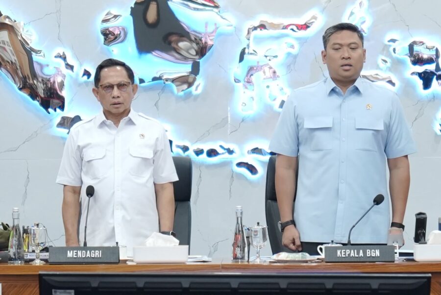 Mendagri Tito Karnavian dan Kepala BGN Sudaryono. Foto: humas/peluangnews