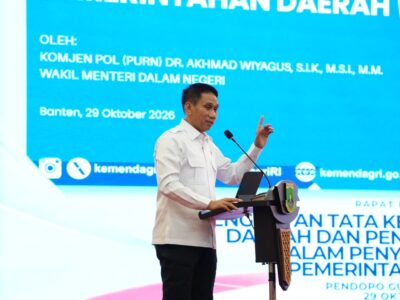 Wamendagri Minta Pemda Perketat Pengawasan Anggaran Cegah Korupsi