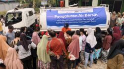 Bantuan Paragon Kahf untuk korban terdampak karhutla. Foto: paragonkahf/peluangnews