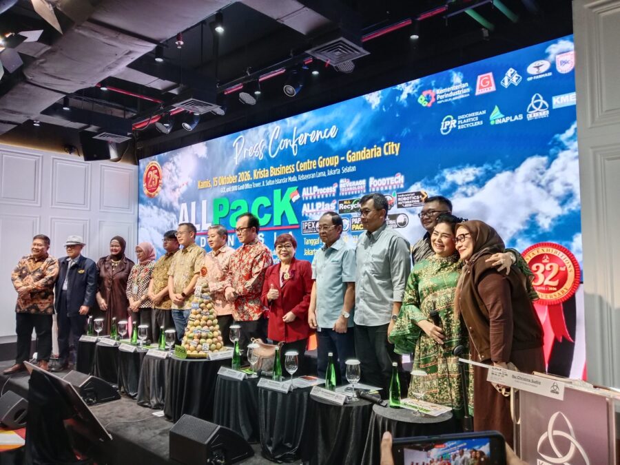 Press conference ALLPack Indonesia 2026. Foto: Ratih/peluangnews