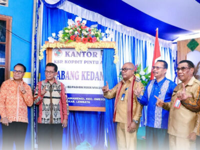 Kantor Cabang Kedang Lembata Diresmikan