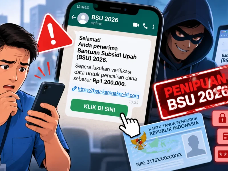 Kemnaker Ingatkan Penipuan BSU 2026, Waspadai Link Palsu