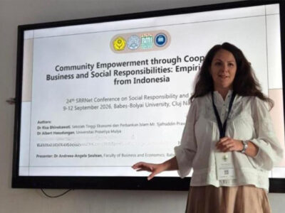 Praktik CSR Kopsyah BMI Tampil di Panggung Ilmiah Global