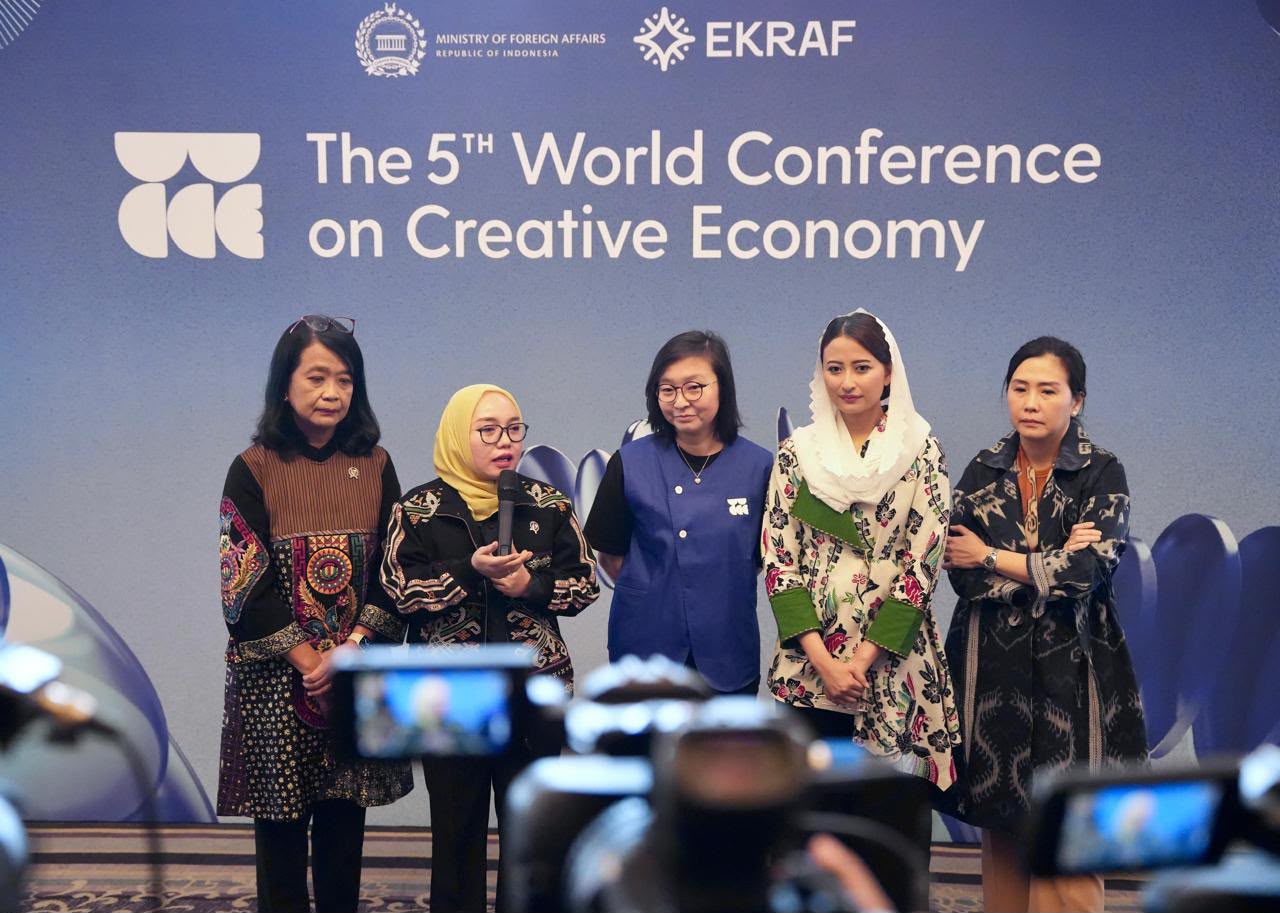 Wamenkop Farida Farichah dalam acara WCCE 2026 di Jakarta.