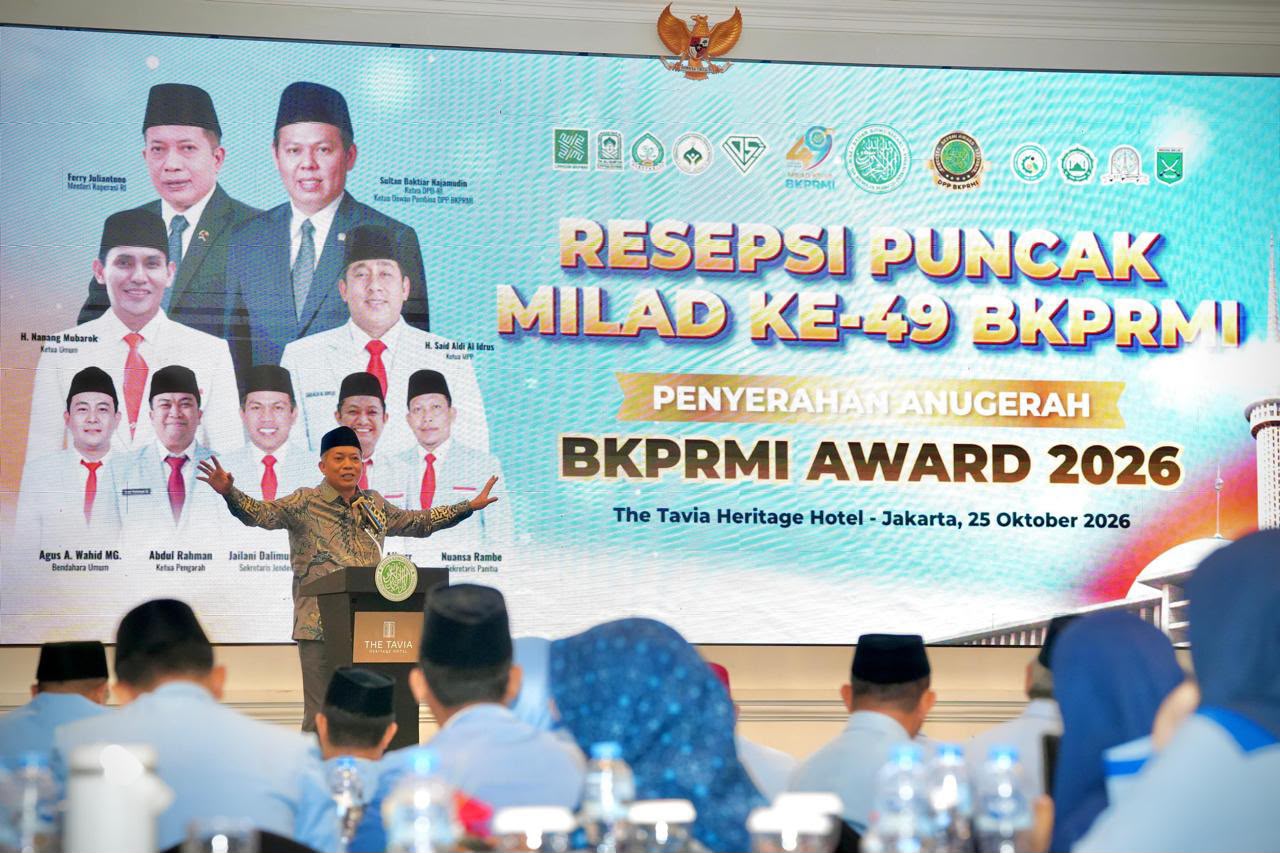 Menkop Dorong Koperasi Masjid, Pemuda BKPRMI Disiapkan Jadi Pengelola