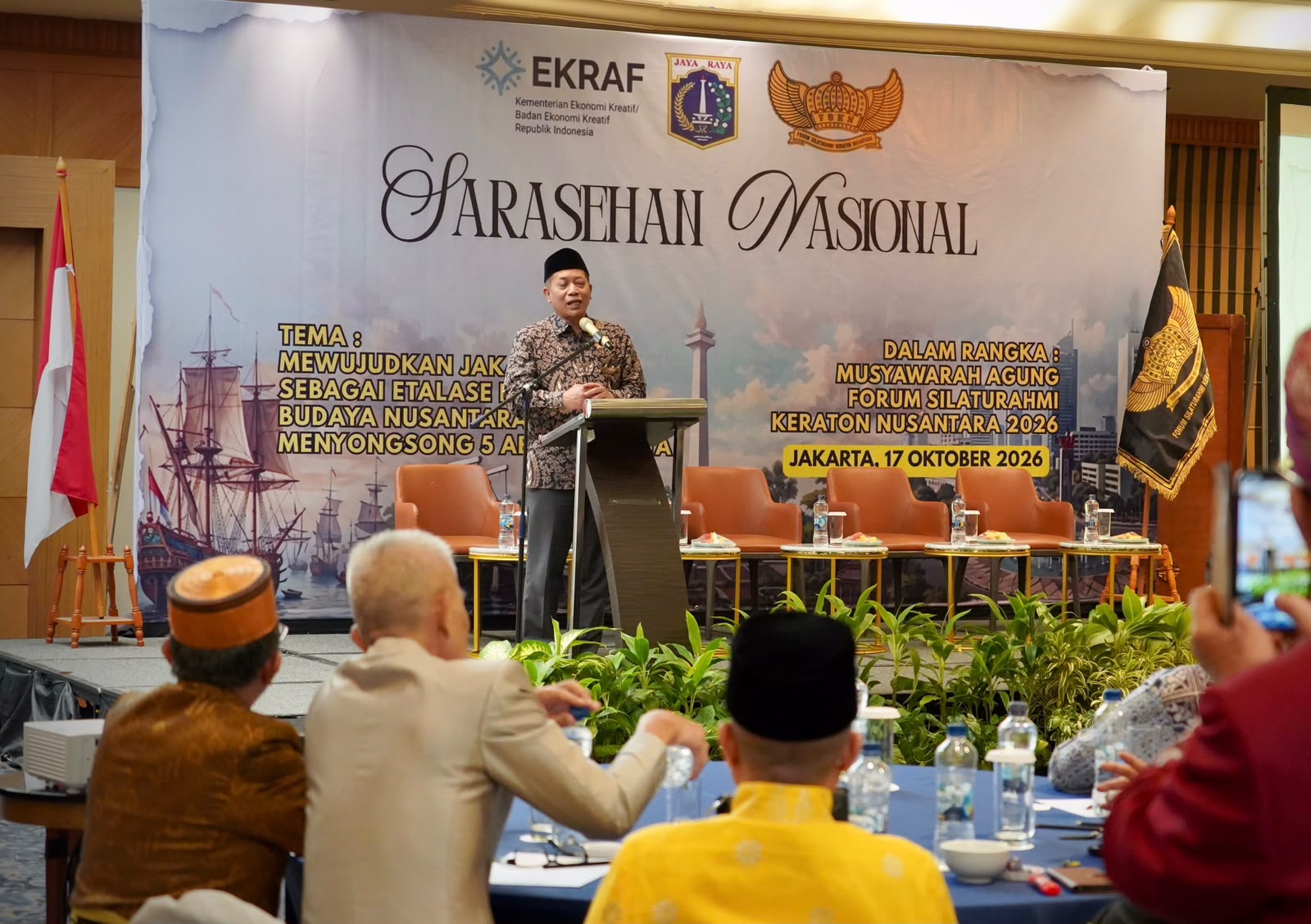 Menkop Tanda tangani MoU dengan FSKN, Pengembangan Ekonomi Kerakyatan Berbasis Budaya