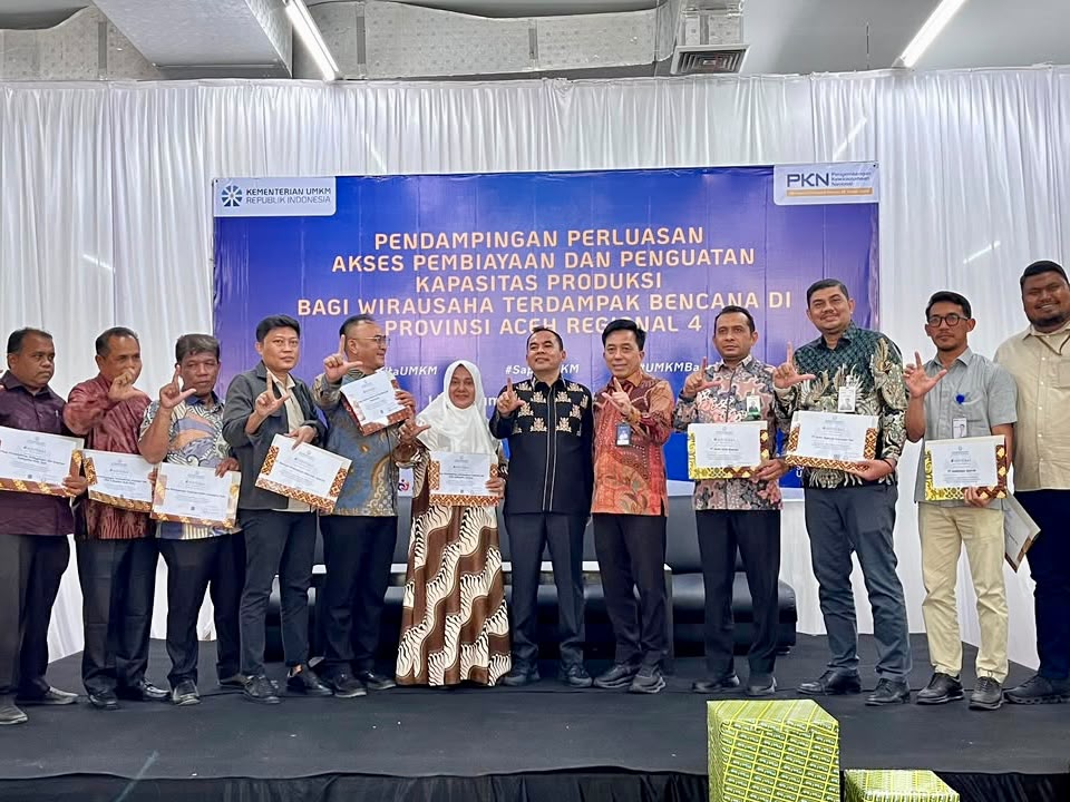 Kementerian UMKM Perkuat Pemulihan Usaha 776 Wirausaha Terdampak Bencana di Aceh
