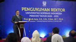 Menkop Kukuhkan Yudi Azis sebagai Rektor IKOPIN 2026–2031